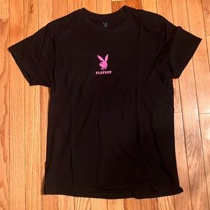 Mens black Playboy short sleeve t shirt